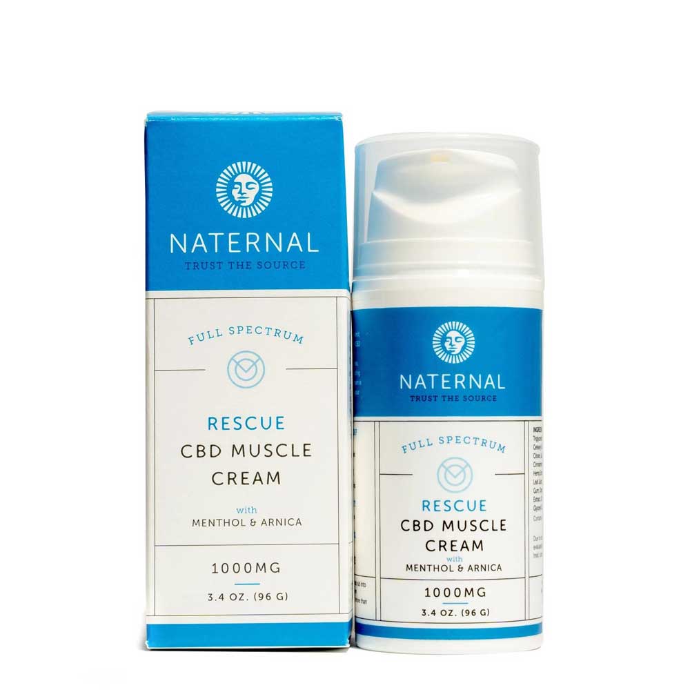 Rescue CBD Muscle Cream 1000mg product shot
