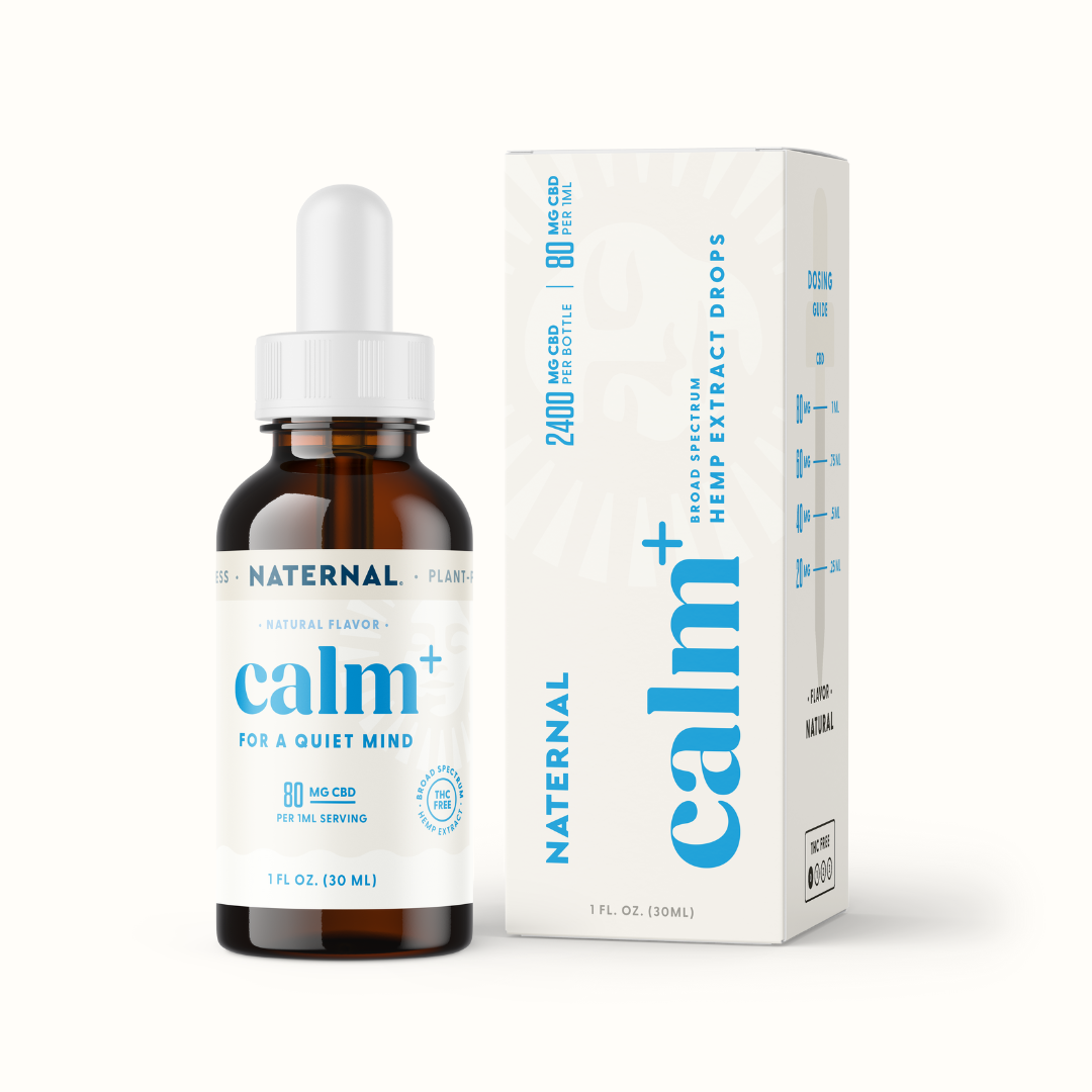 Calm+ THC Free Drops (2400 MG CBD)